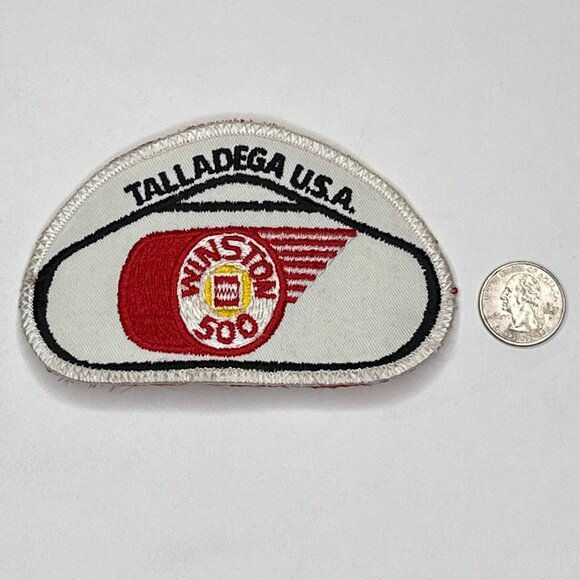 Talladega USA Winston 500‎ Sew On Embroidered Patch Size 4.75 X 3 Inches - Picture 1 of 5